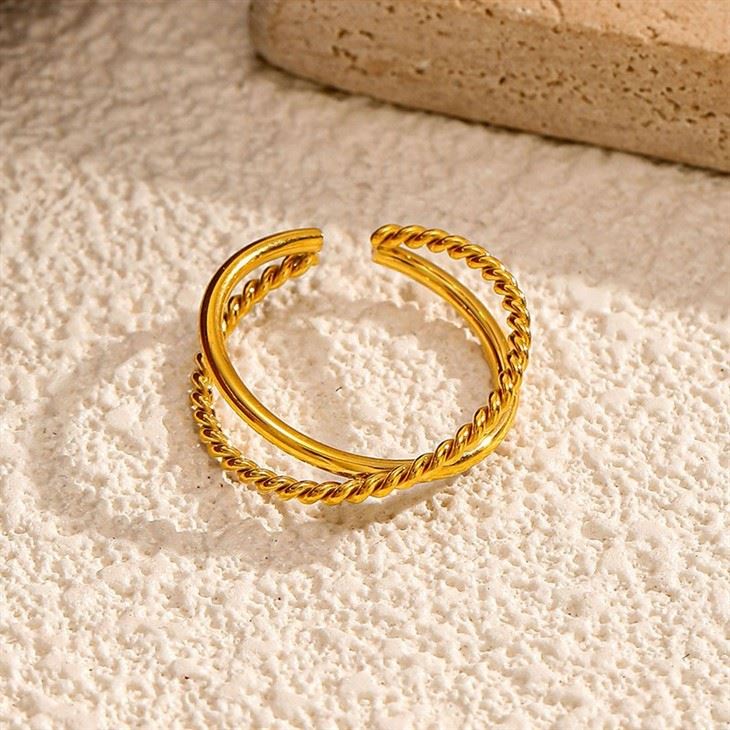 316L Stainless Steel Cross Open Ring suppliers