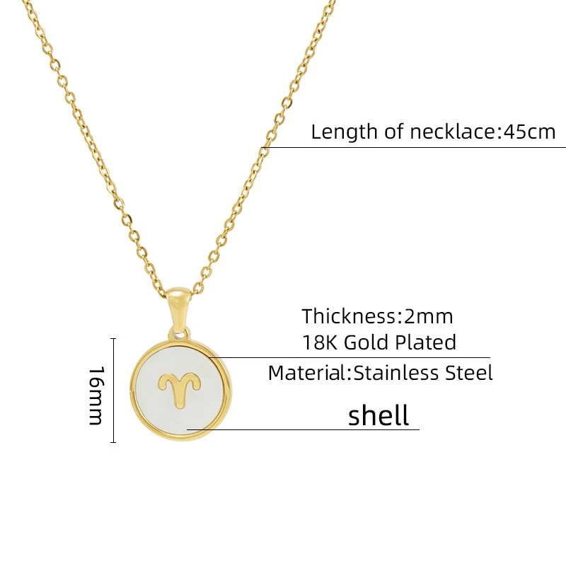 custom zodiac necklace