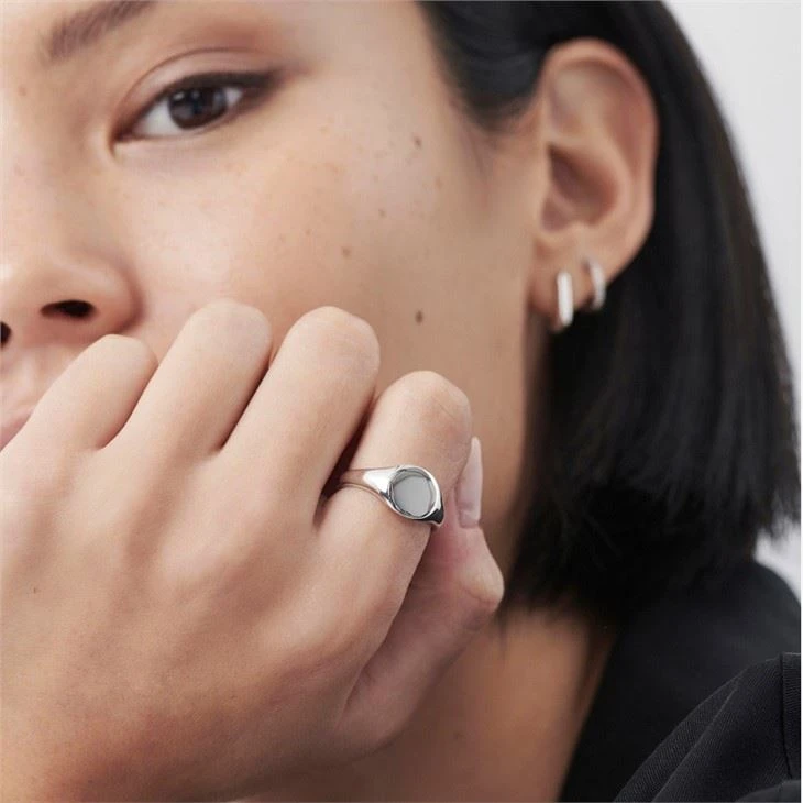 custom engraved stainless steel signet rings