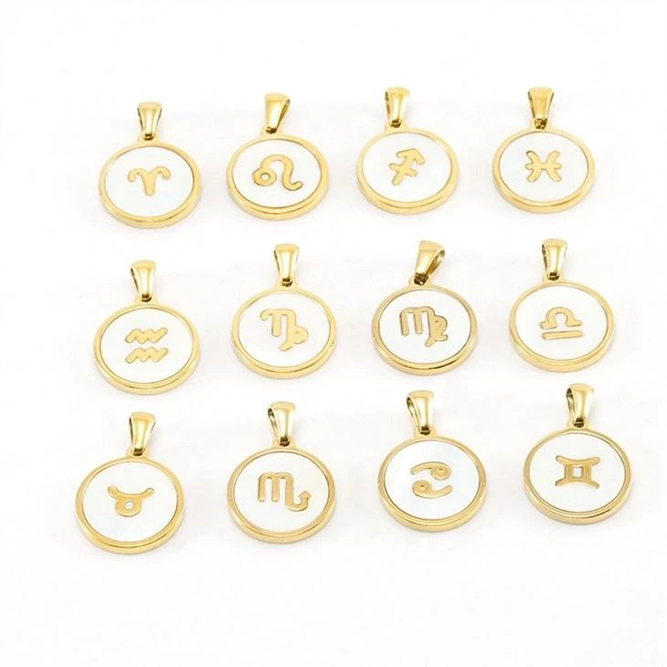 zodiac coin necklace