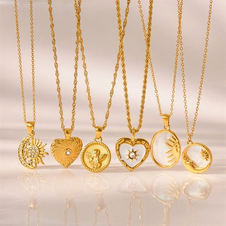 316 Stainless Steel Vintage Heart Necklaces best