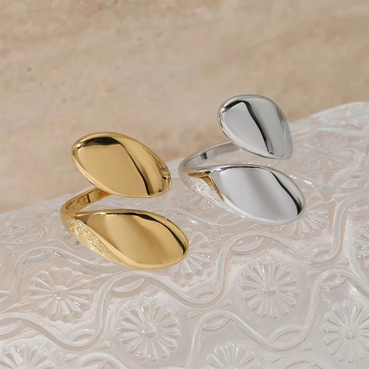 Justerbar Smooth Open Ring