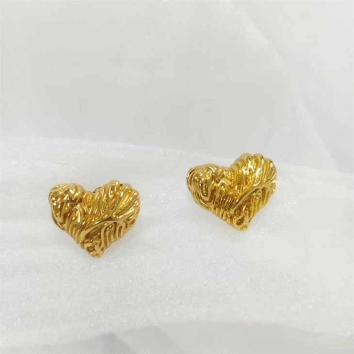 Heart Molten Earrings