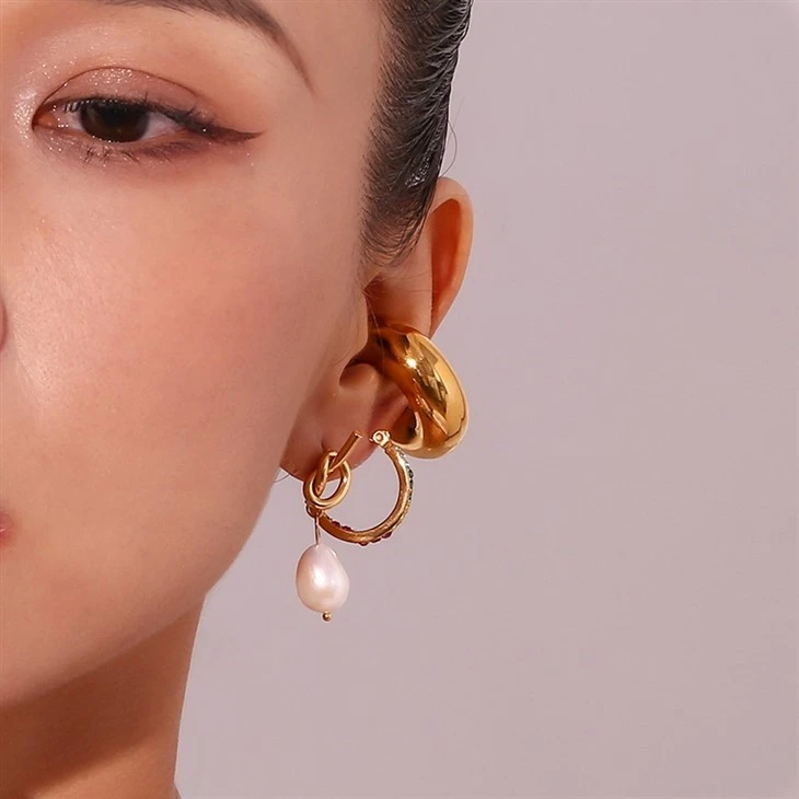 Knot Link Single Pearl Drops factory