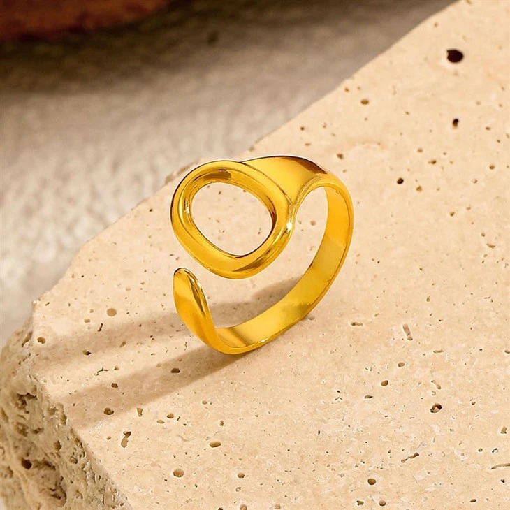 Oval Circle Open Ring factory