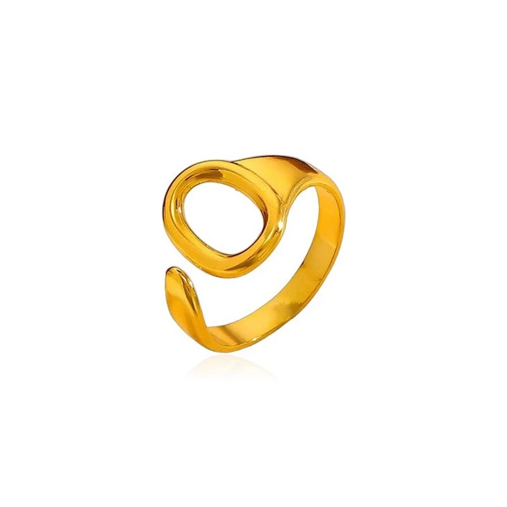 Oval Circle Open Ring high quality