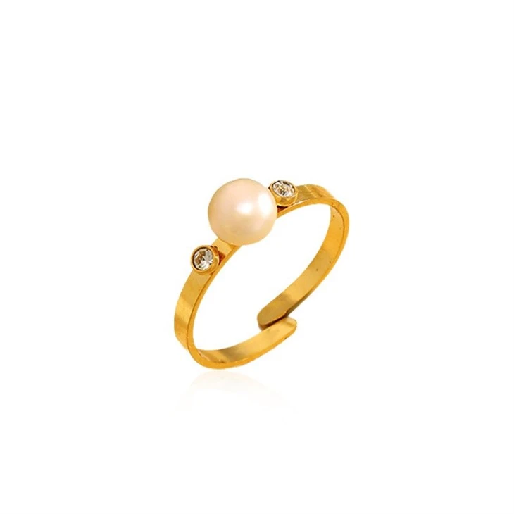 Pearl Open Ring high quality