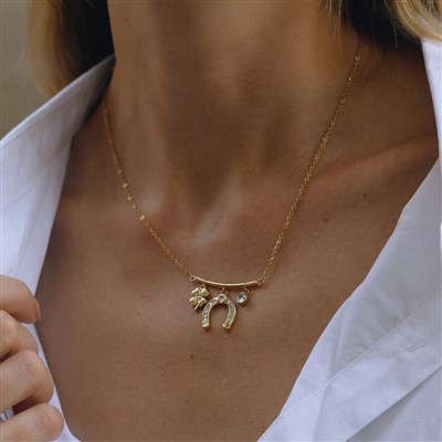 Hästsko Charm Halsband