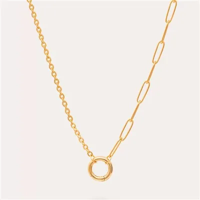 Mix Chain Charm Halsband