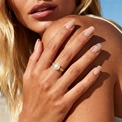 Pearl Open Ring