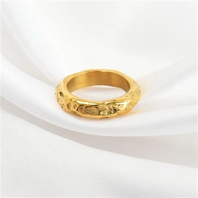 Hamrade ringband i rostfritt stål
