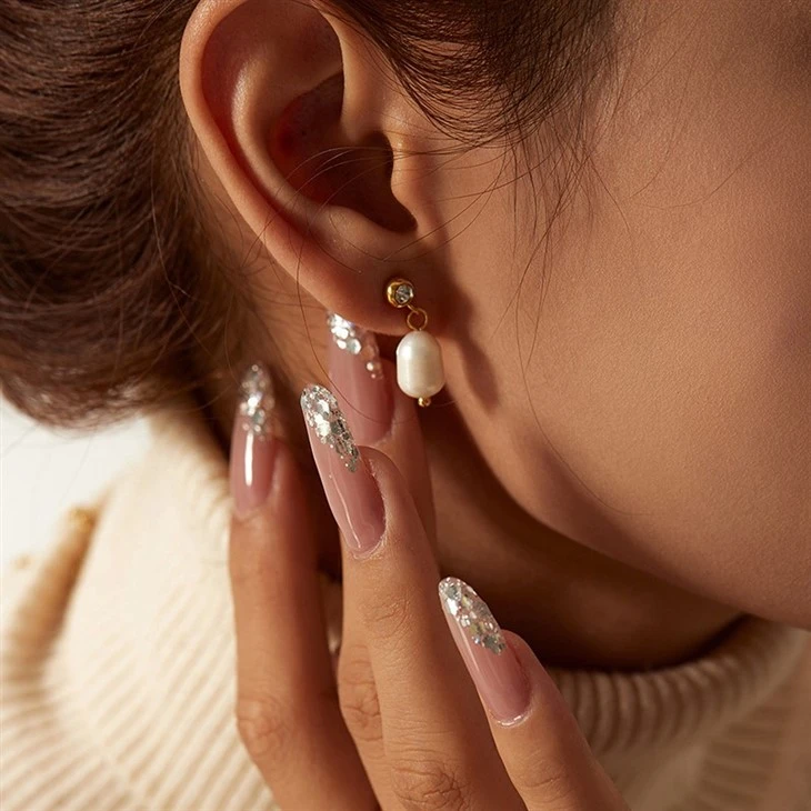 Stud Link Elegant Pearl Drops factory