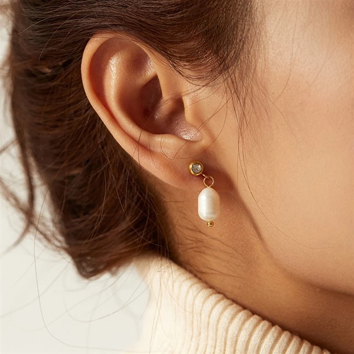 Stud Link Elegant Pearl Drops suppliers