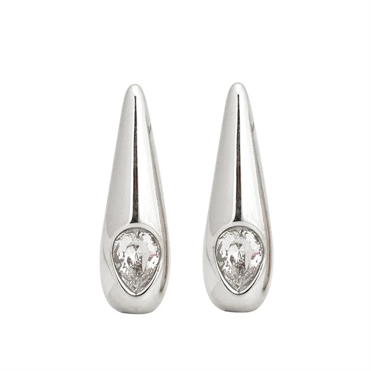 Teardrop Zircon Stud Earrings high quality