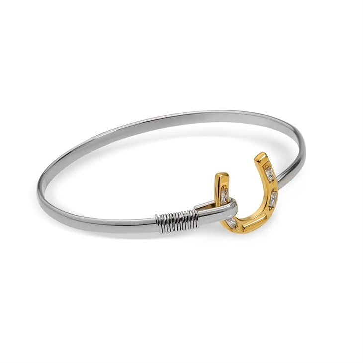 U-form tvåfärgad armring
